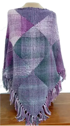 Poncho Noche de Violeta