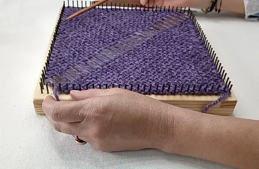 Tejido de Cuadro paso a paso